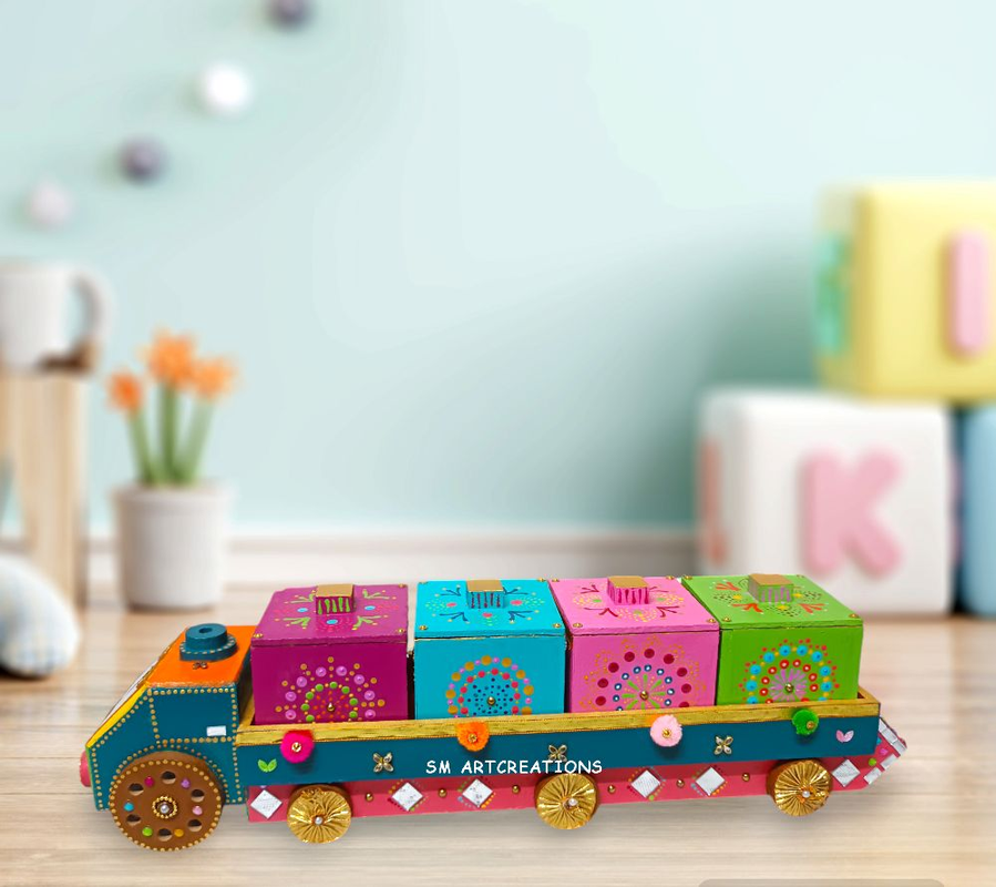 Truck With Storage Boxes